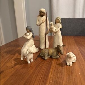 Nativity Scene Figurine Set - Willow Tree